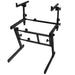 On-Stage Pro Heavy-Duty Folding-Z Keyboard Stand w/2nd Tier